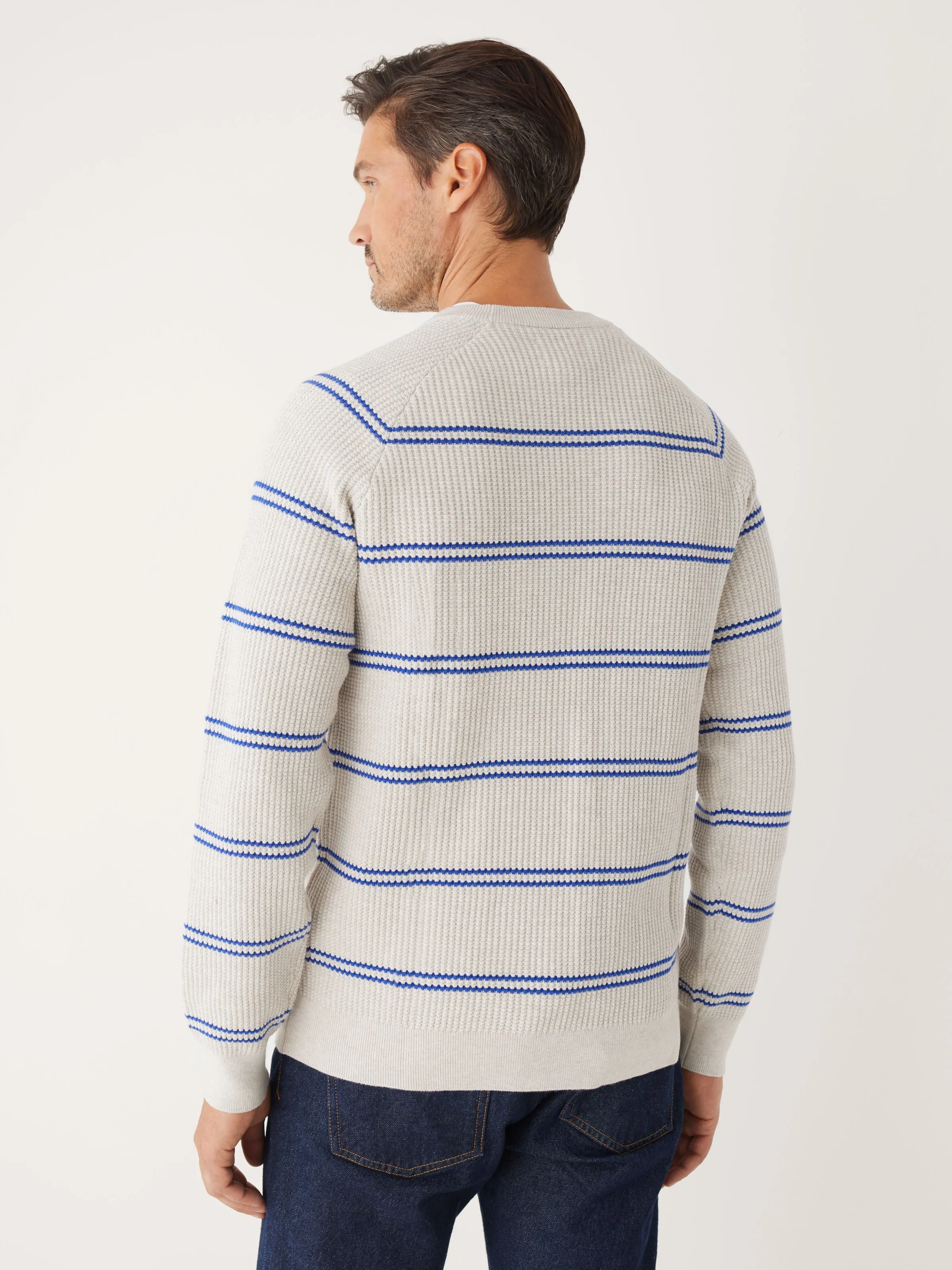 The Seacell™ Waffle Sweater in Carpenter Blue