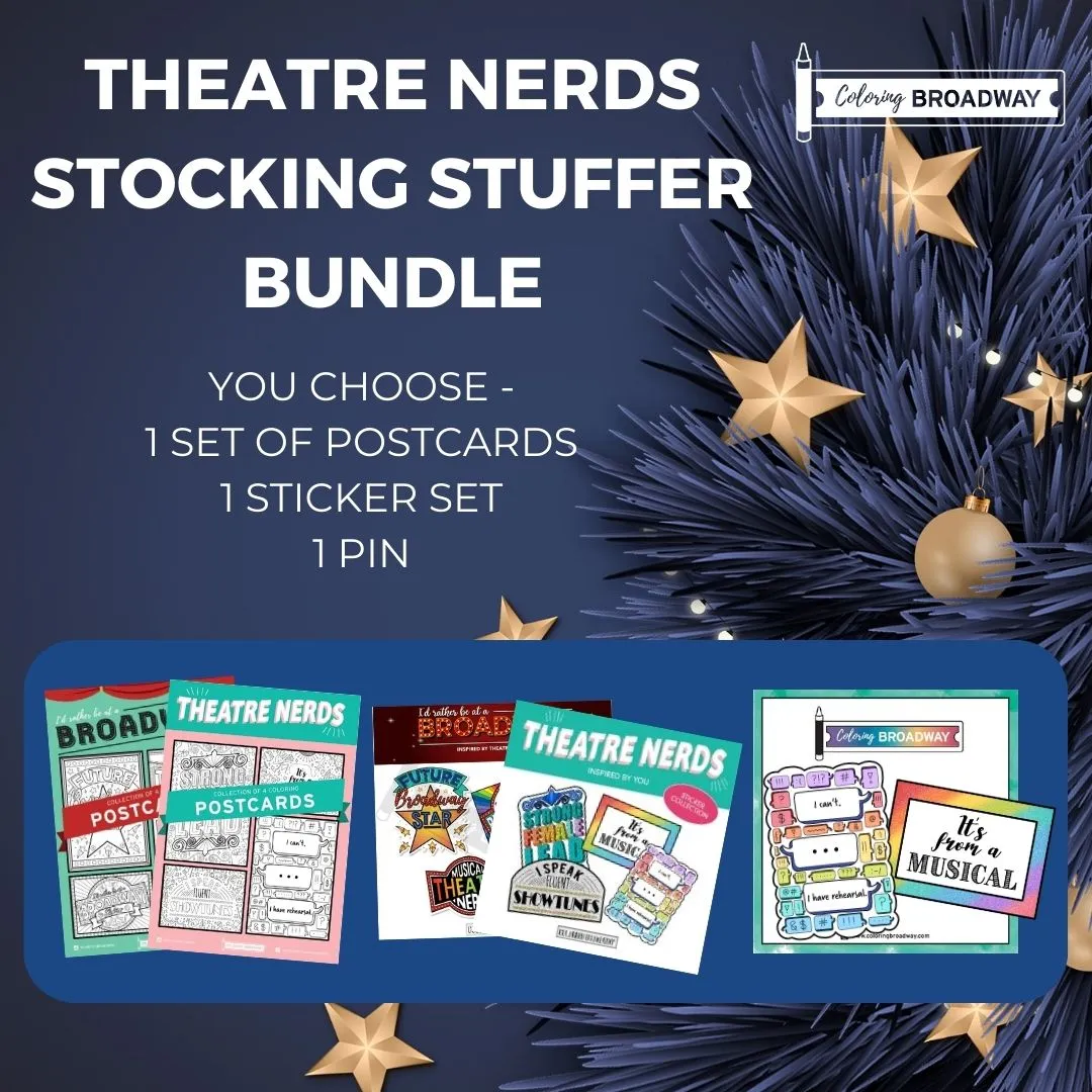 THEATRE NERDS BUNDLE - COLOR IT, STICK IT, PIN IT BUNDLE