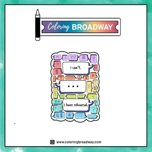 THEATRE NERDS BUNDLE - COLOR IT, STICK IT, PIN IT BUNDLE