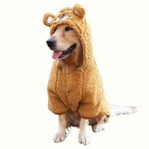 Tiger Panda and Fox Hoodies Dog Costumes