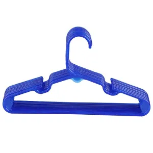 U-emember Pp Racks Home Adult Clothes Rack Clothes Rack Clothes Rack Of Plastic Non-Marking Clothes Hangers Clothes Holding A Coat Hanger, 20, Blue Children