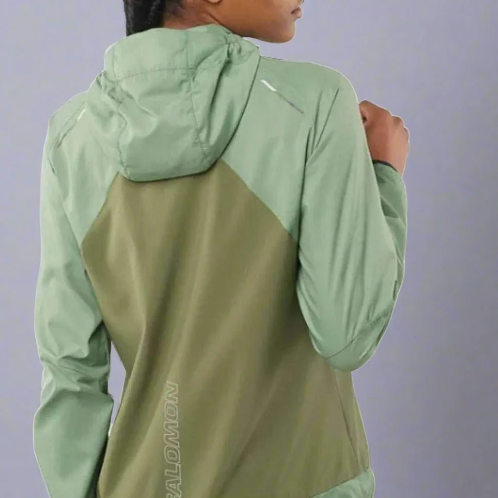 Womens Bonatti Cross Wind Jacket - Lily Pad/Deep Lichen Green