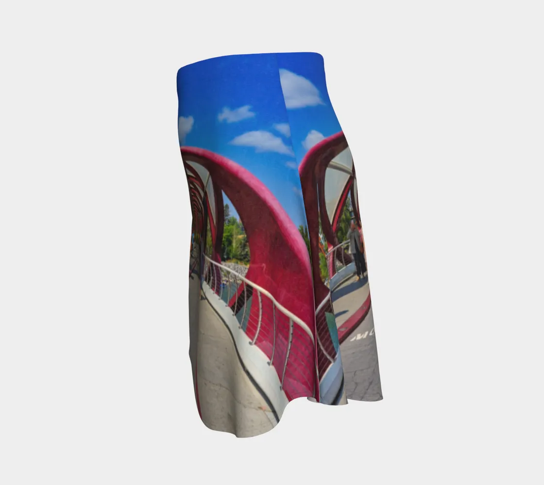 Women's Flare Skirt - Peace Bridge Calgary