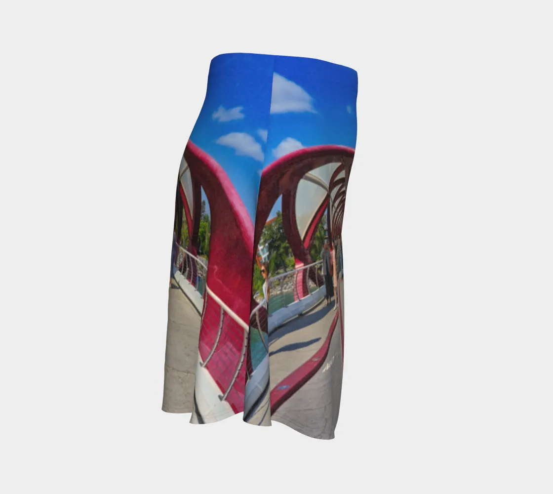 Women's Flare Skirt - Peace Bridge Calgary