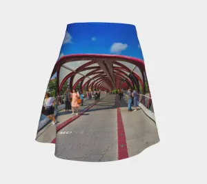 Women's Flare Skirt - Peace Bridge Calgary