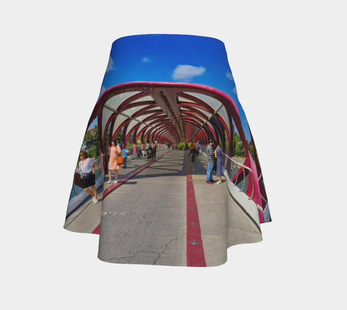 Women's Flare Skirt - Peace Bridge Calgary