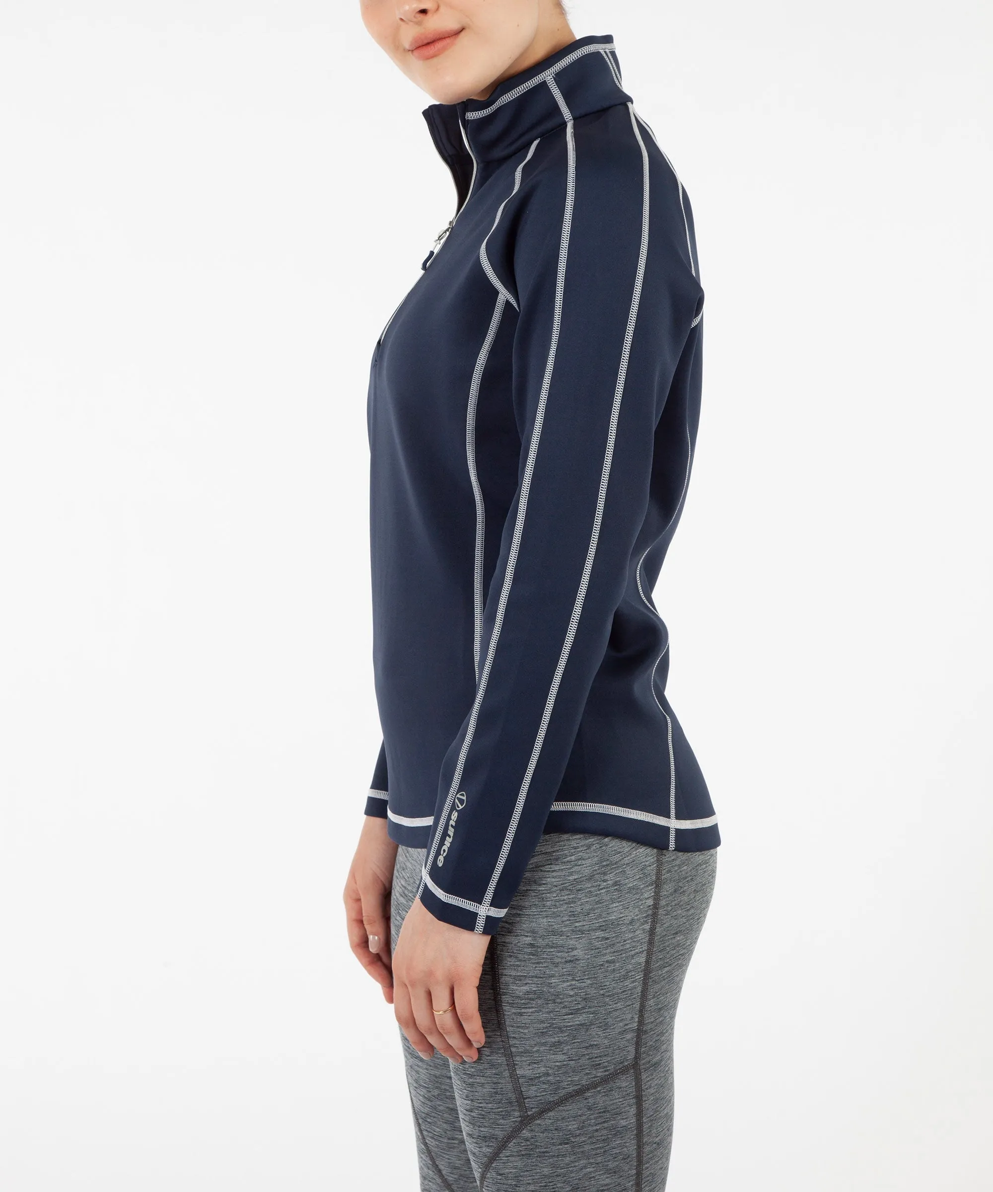 Women's Maddy Lightweight Stretch Thermal Half-Zip Pullover