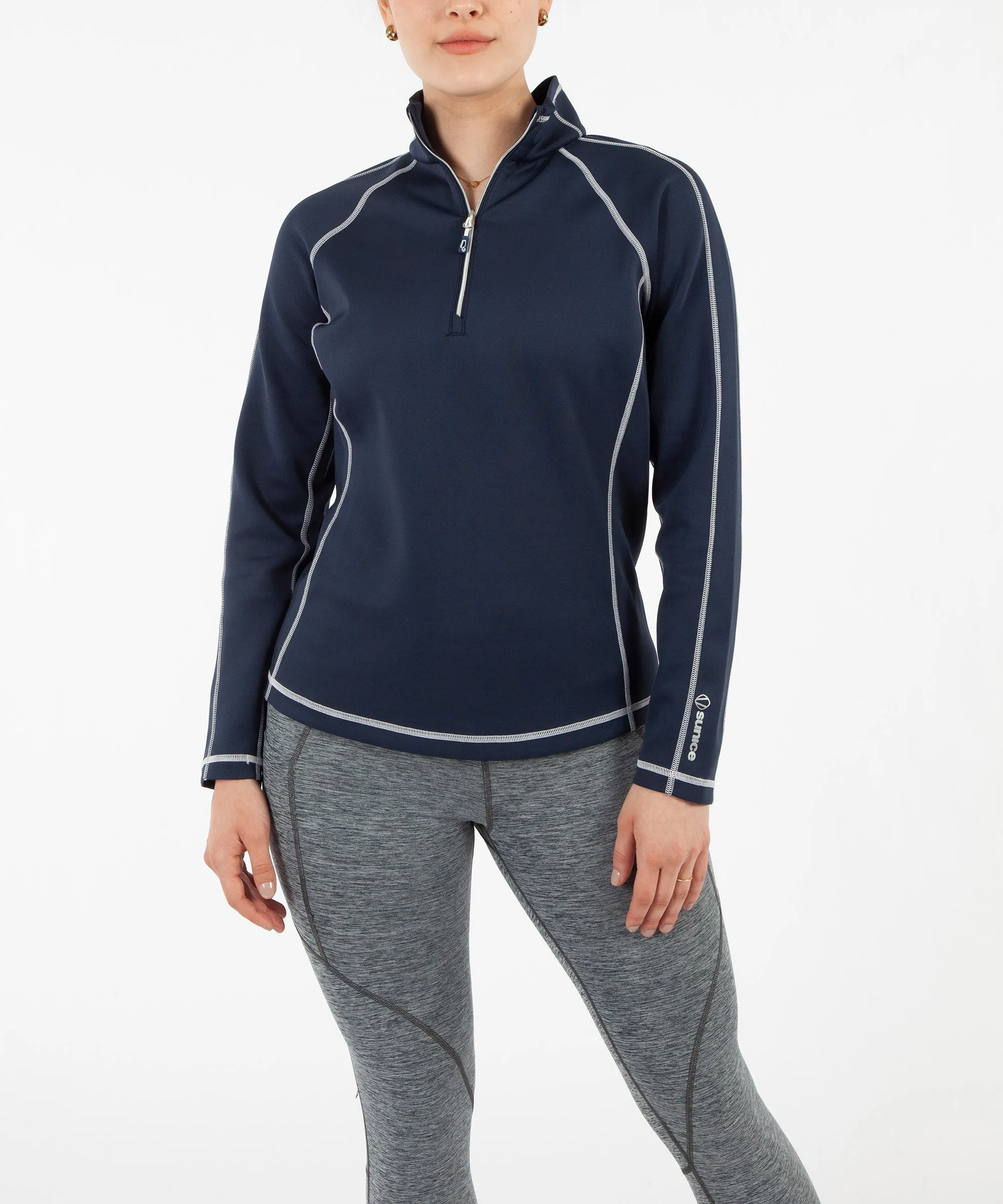 Women's Maddy Lightweight Stretch Thermal Half-Zip Pullover