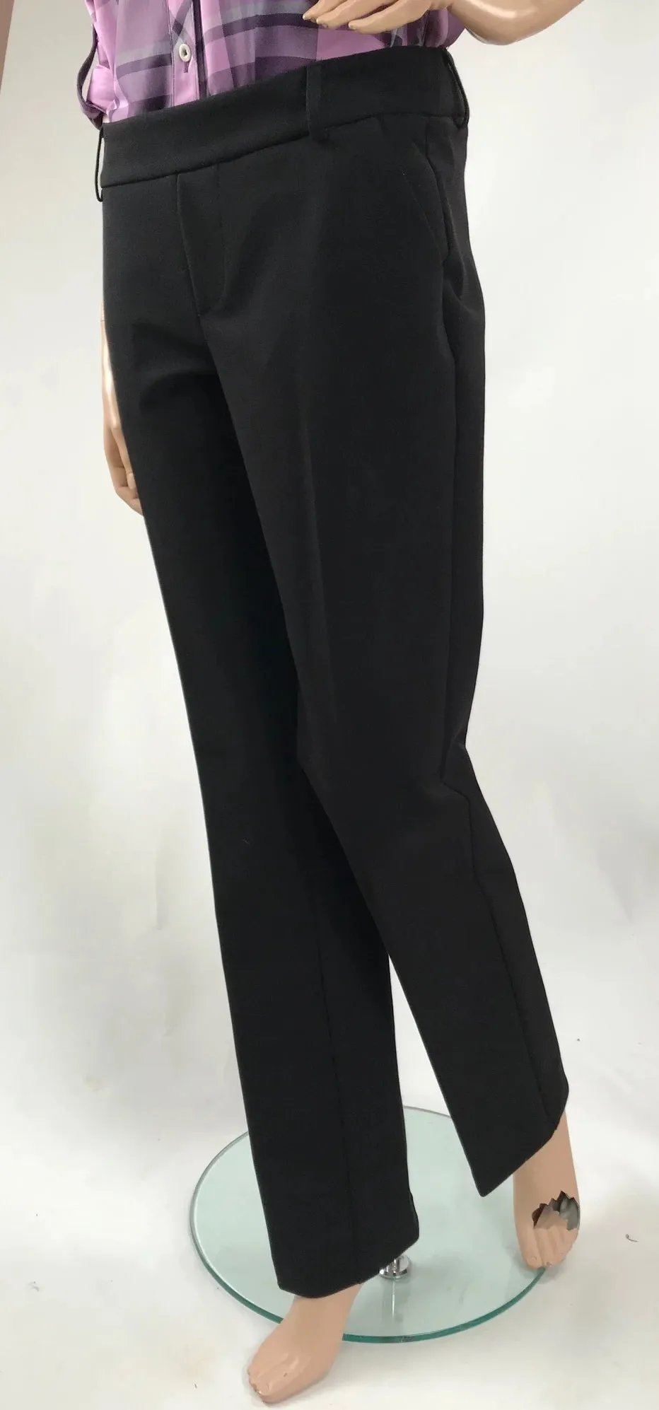 Women's Up! | Mid Weight Luxury Pant with Belt Loops | Black