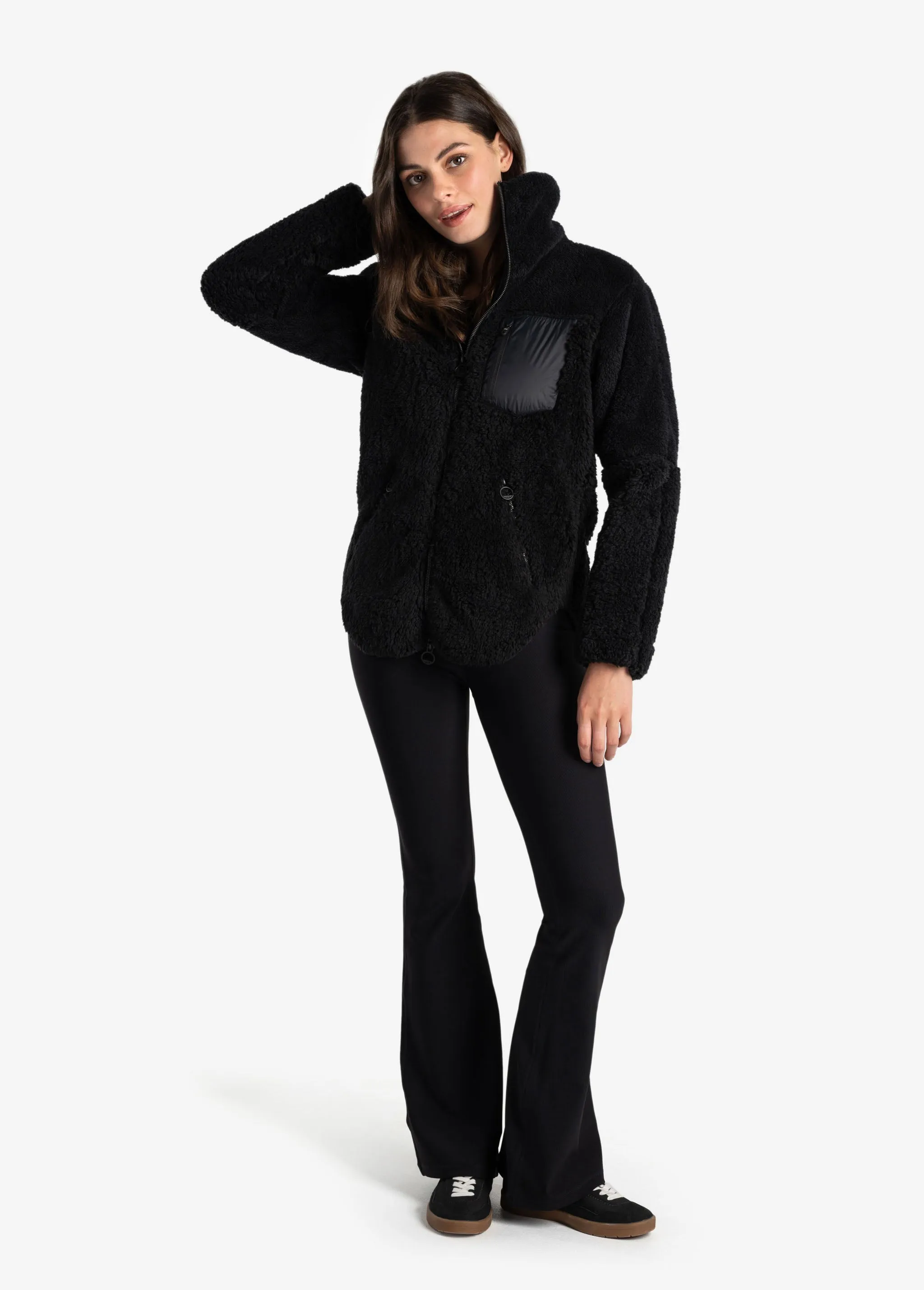 Yana Full Zip Teddy Cardigan