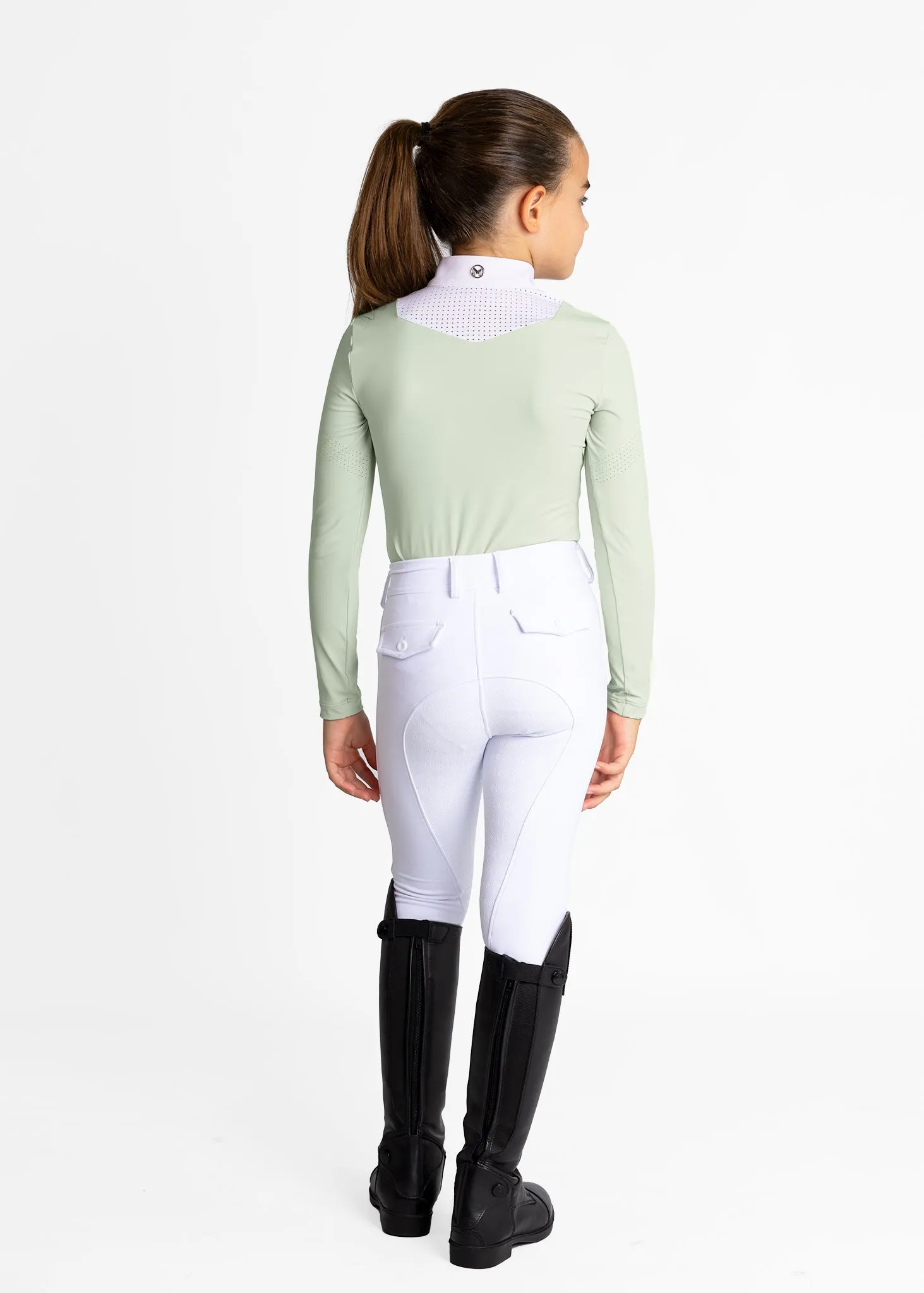 YR Sienna Long Sleeve Show Shirt (Sage Green)