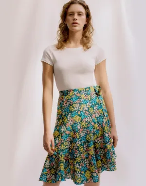 Zina Wrap Skirt Sewing Pattern, Liberty Fabrics